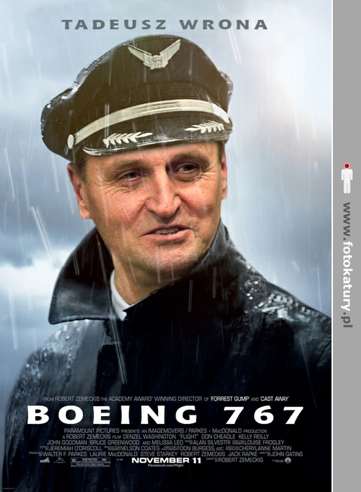 Tadeusz Wrona jak w filmie "boeing 767" - Pieniak