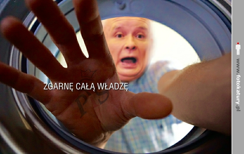 Kaczyński zgarnie całe pranie, yyy... całą Polskę.  - Filmowiec z TV - Anonim